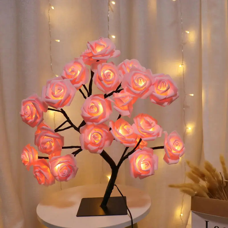 Lampe en forme de bouquet de rose - cosylif