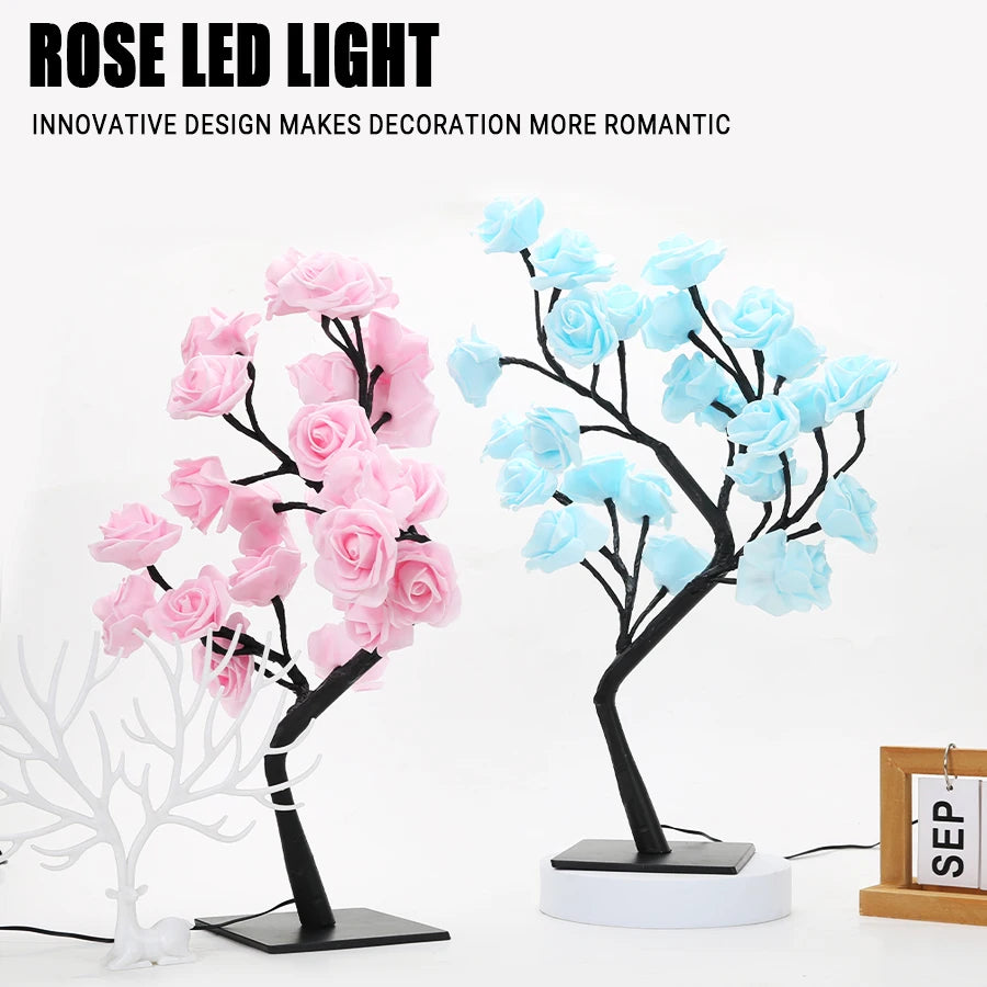 Lampe en forme de bouquet de rose - cosylif