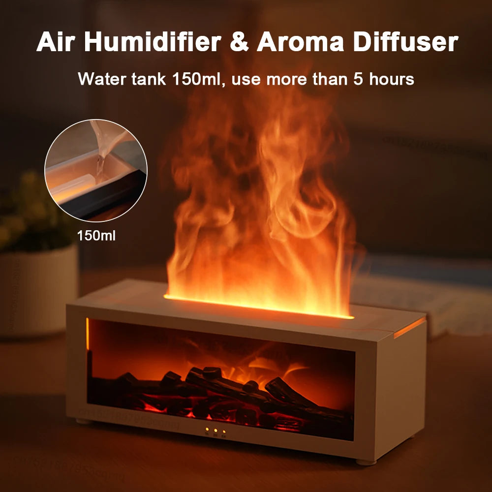 Humidificateur en forme de cheminée ( huile non comprise) - cosylif