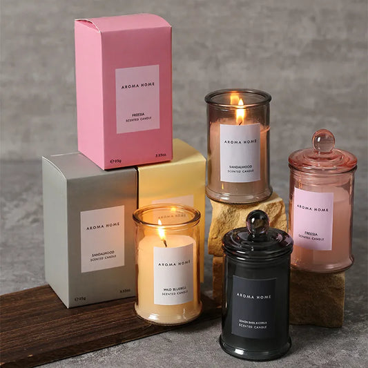 Bougie parfumée aroma home (12h de senteur) - cosylif