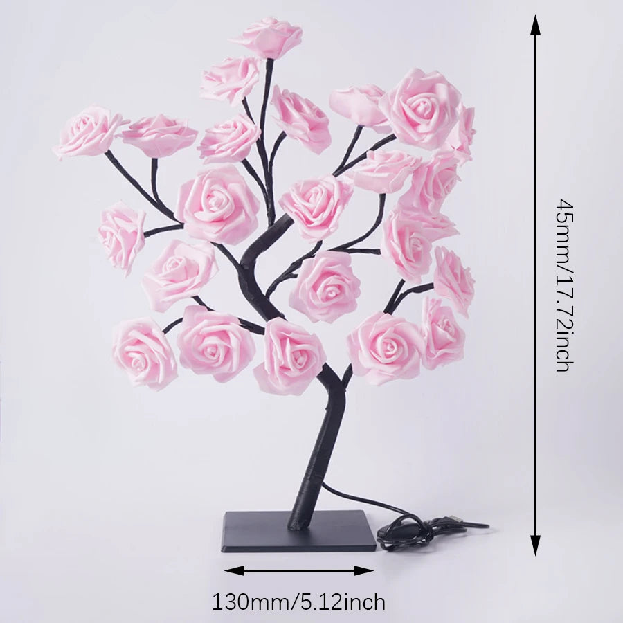 Lampe en forme de bouquet de rose - cosylif